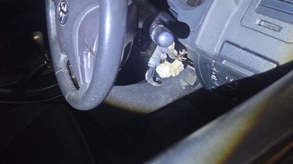 Stolen vehicle, stripped for parts — photo 2