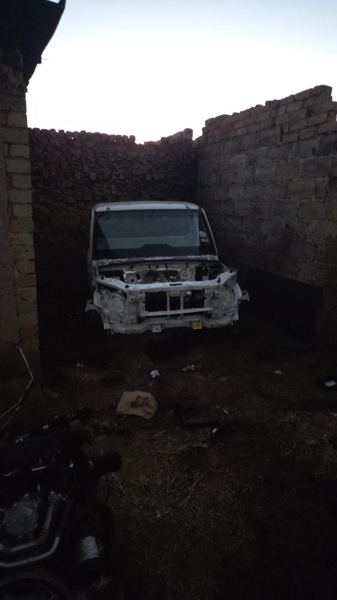 Stolen vehicle, stripped for parts — photo 4