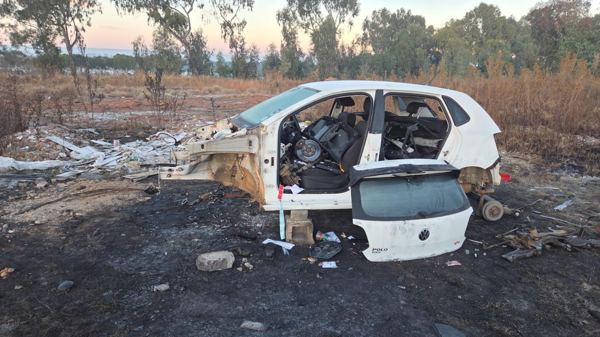 Stolen vehicle, stripped for parts — photo 18