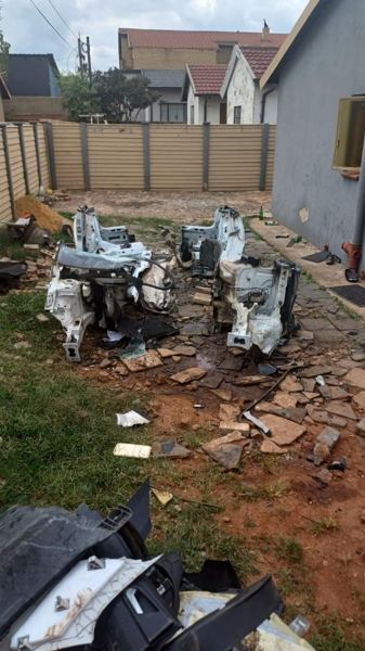 Stolen vehicle, stripped for parts — photo 33