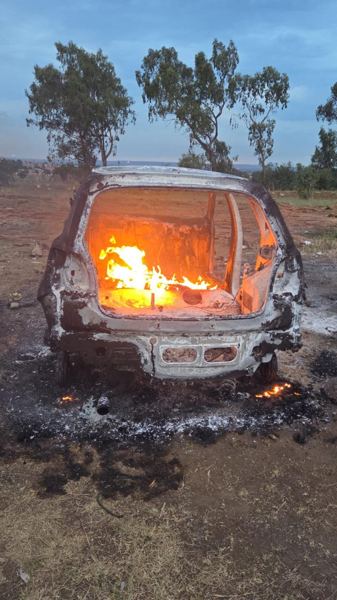 Stolen vehicle, stripped for parts — photo 42