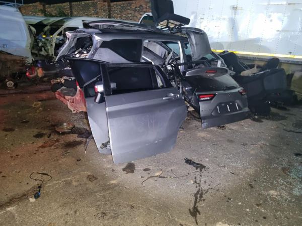 Stolen vehicle, stripped for parts — photo 59