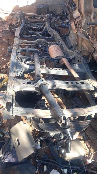Stolen vehicle, stripped for parts — photo 61